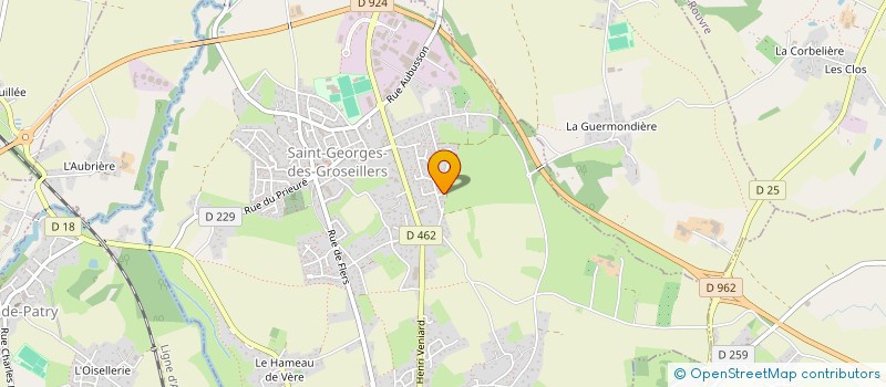 localisation de l'entreprise MACORDONNERIE6.21 à SAINT-GEORGES-DES-GROSEILLERS