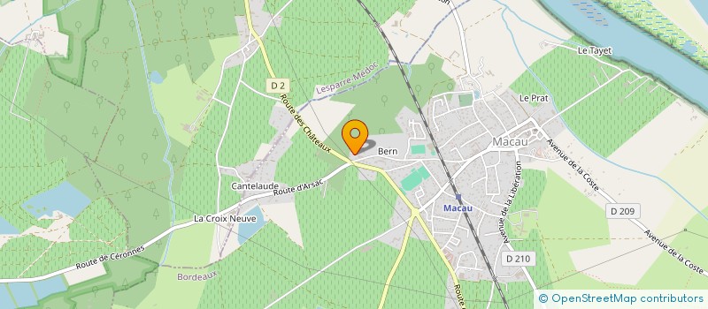 localisation de l'entreprise MACOS  MACAU