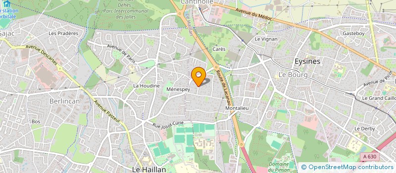 localisation de l'entreprise MACOSTEO  EYSINES