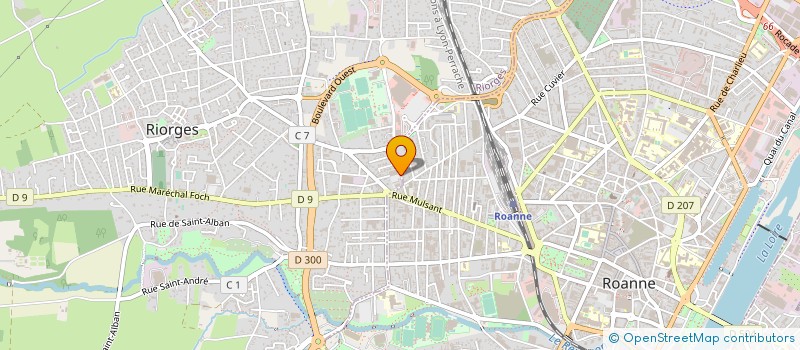 localisation de l'entreprise MACOTEX à RIORGES