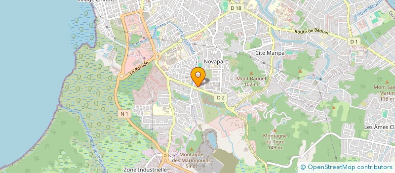 localisation de l'entreprise MACOUPY  CAYENNE