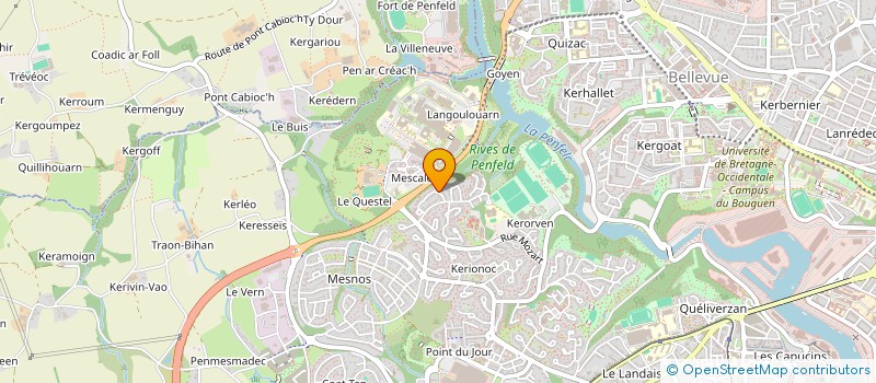 localisation de l'entreprise MACOURIA  BREST