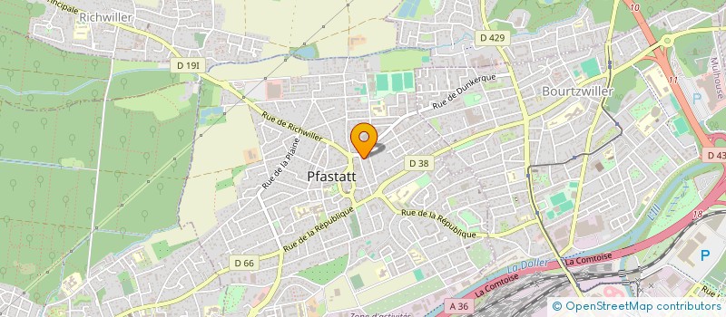 localisation de l'entreprise MACOYA  PFASTATT