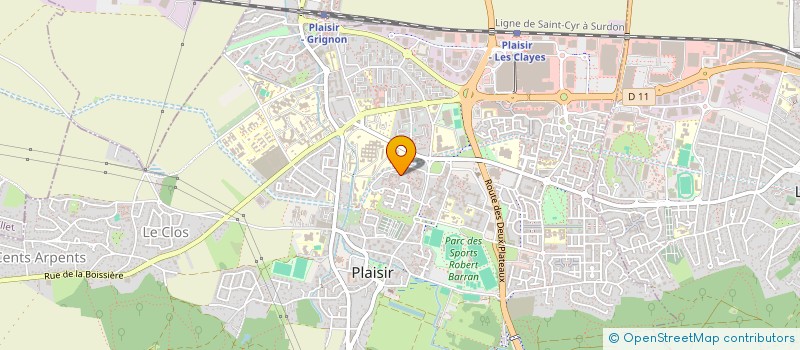localisation de l'entreprise MACPCSERVICES à PLAISIR