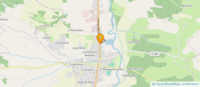 localisation de l'entreprise MACPHI INVEST  MASSEUBE