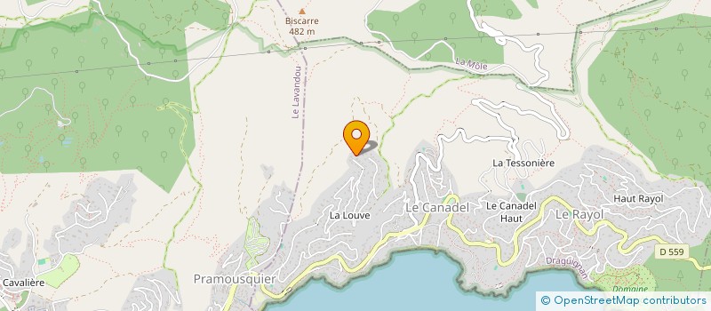 localisation de l'entreprise MACPLOUTOS à RAYOL-CANADEL-SUR-MER