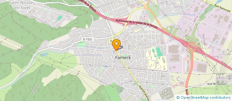 localisation de l'entreprise MACQUENOM  FAMECK