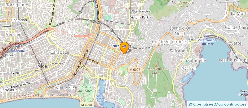 localisation de l'entreprise MACQUERIE  NICE