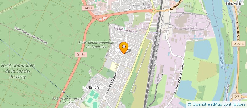 localisation de l'entreprise MACQUET à OISSEL
