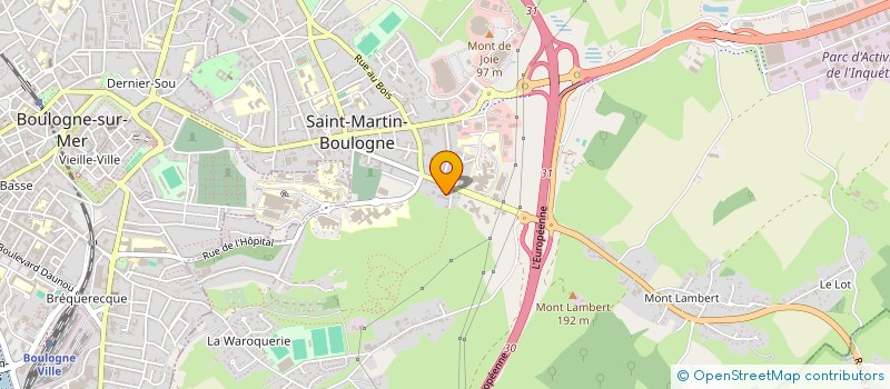 localisation de l'entreprise MACQUET à OUTREAU