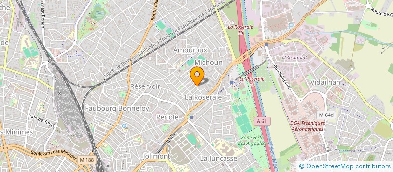 localisation de l'entreprise MACRA à TOULOUSE