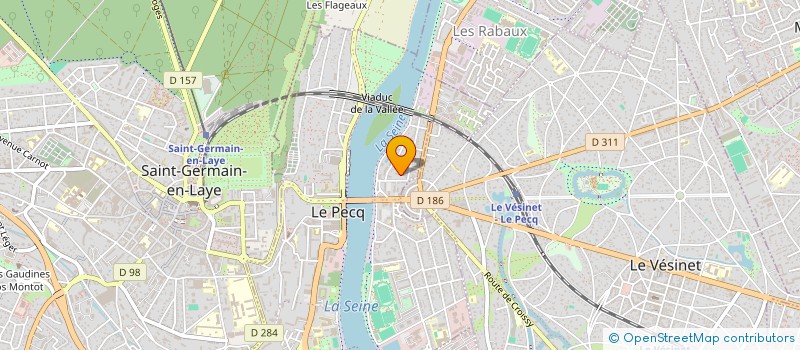 localisation de l'entreprise MACREA  LE PECQ