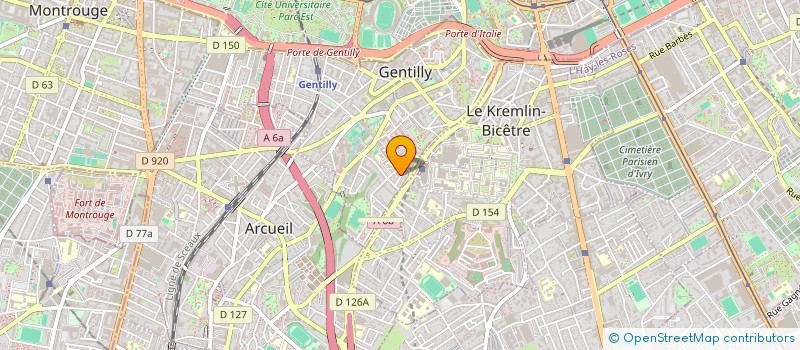 localisation de l'entreprise MACRI  GENTILLY