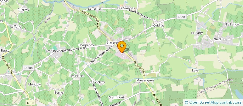 localisation de l'entreprise MACRI AUTO  BLACE