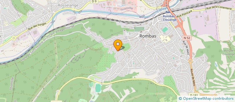 localisation de l'entreprise MACRI FRERES  ROMBAS