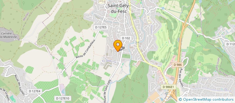 localisation de l'entreprise MACRO A  SAINT-GELY-DU-FESC