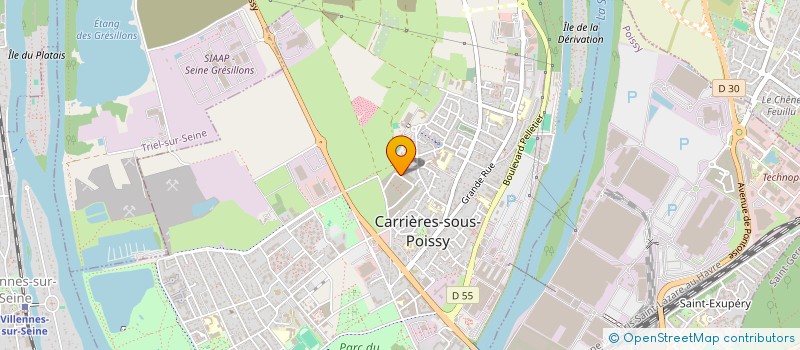 localisation de l'entreprise MACRODATA  CARRIERES-SOUS-POISSY