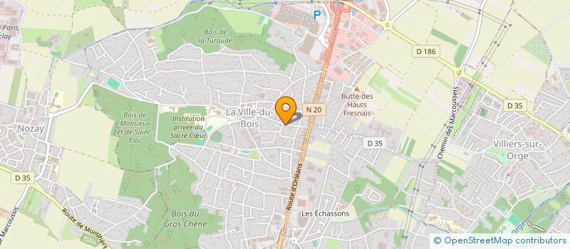 localisation de l'entreprise MACRYS à LA VILLE-DU-BOIS