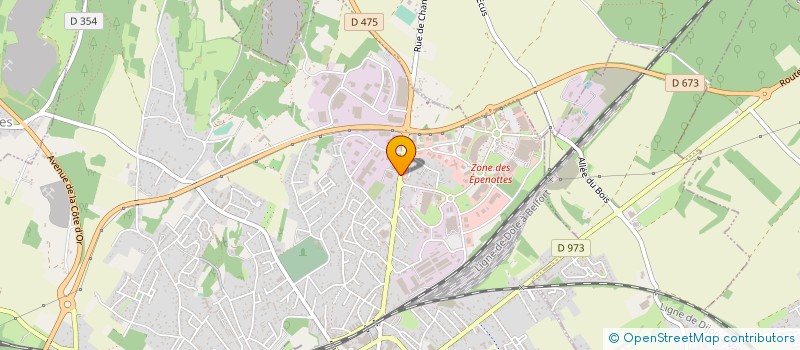 localisation de l'entreprise MACS à DOLE