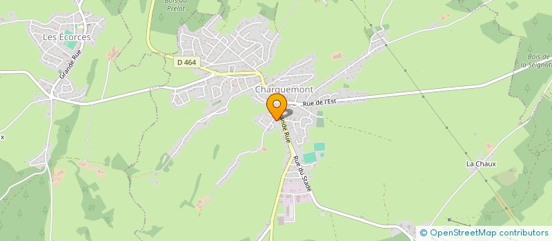 localisation de l'entreprise MACS  LES ECORCES