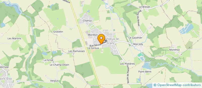 localisation de l'entreprise MACSCI  RIGNIEUX-LE-FRANC