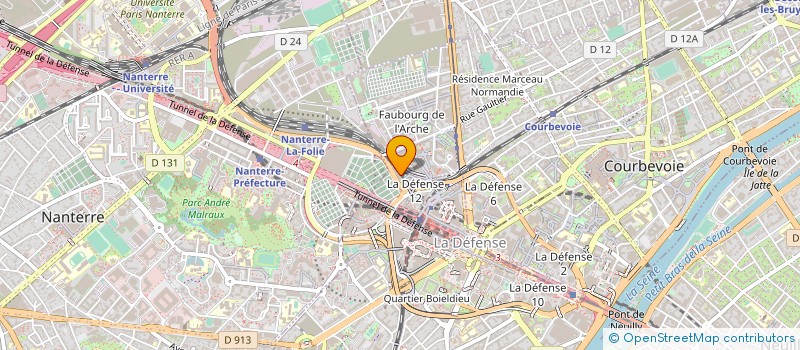 localisation de l'entreprise MACSF PREVOYANCE à PUTEAUX