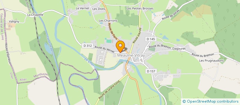 localisation de l'entreprise MACSHA FAMILY  MEAULNE-VITRAY