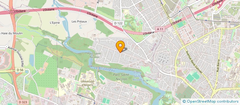 localisation de l'entreprise MACSII à AVRILLE