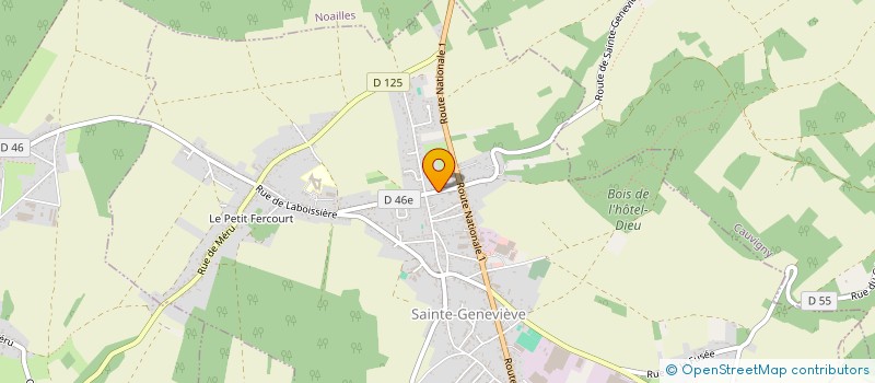 localisation de l'entreprise MACSIMMO  SAINTE-GENEVIEVE