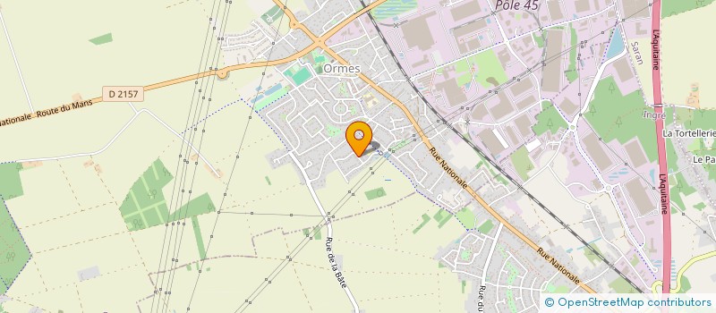 localisation de l'entreprise MACSO à ORMES