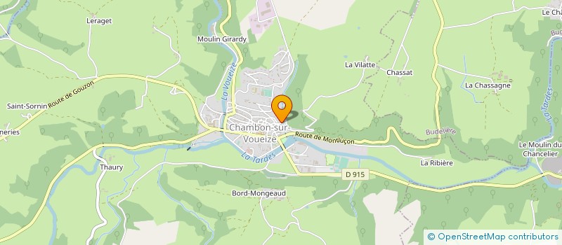 localisation de l'entreprise MACSPECIAL  CHAMBON-SUR-VOUEIZE