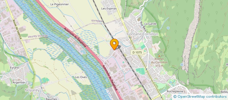 localisation de l'entreprise MACSPORT à SAINT-EGREVE