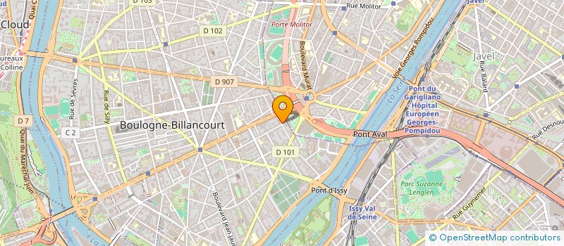 localisation de l'entreprise MACSY à BOULOGNE-BILLANCOURT
