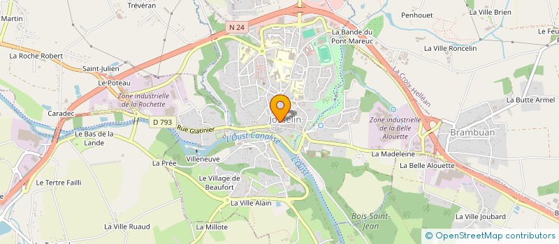 localisation de l'entreprise MACTA  JOSSELIN