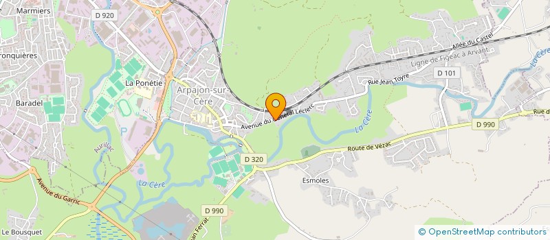 localisation de l'entreprise MACTIBLANS IMMOBILIER  ARPAJON-SUR-CERE