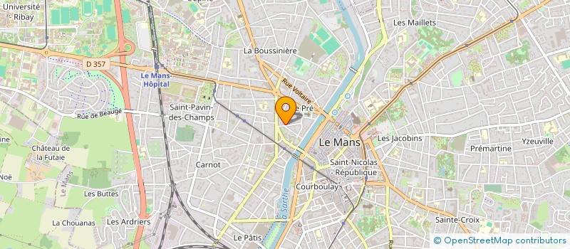 localisation de l'entreprise MACTP à LE MANS