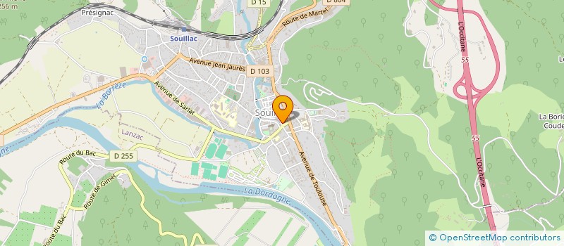 localisation de l'entreprise MACTRA  SOUILLAC