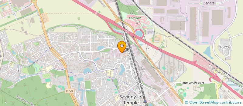 localisation de l'entreprise MACUISINAMOI  SAVIGNY-LE-TEMPLE