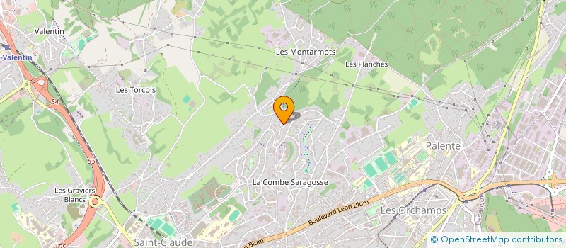 localisation de l'entreprise MACULA  BESANCON