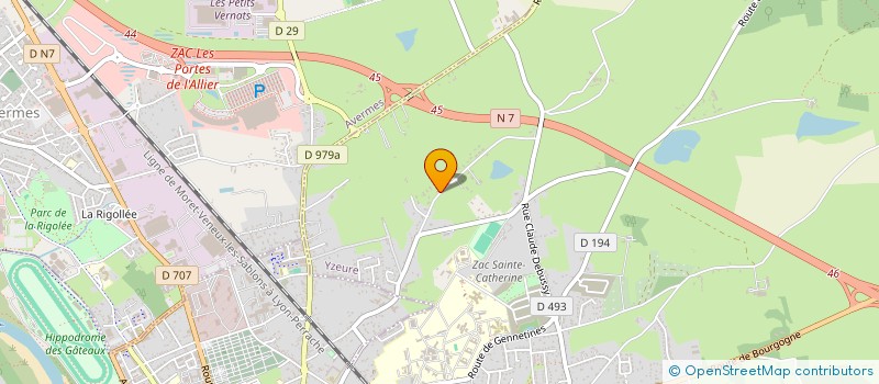 localisation de l'entreprise MACWIZ  YZEURE