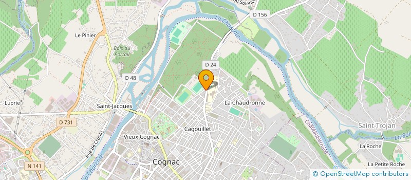 localisation de l'entreprise MACX à COGNAC