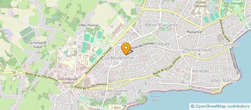 localisation de l'entreprise MACXENCE IMMOBILIER  SAINT-NAZAIRE