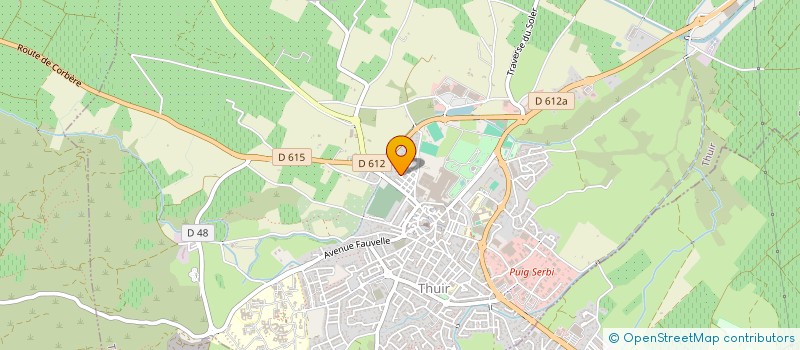 localisation de l'entreprise MACY à THUIR