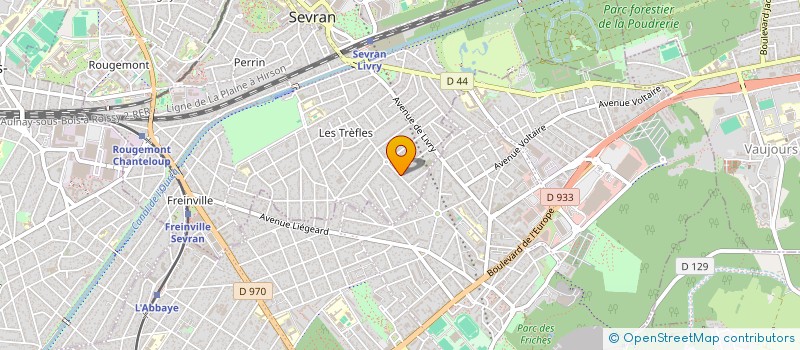 localisation de l'entreprise MACY FLEURS  SEVRAN
