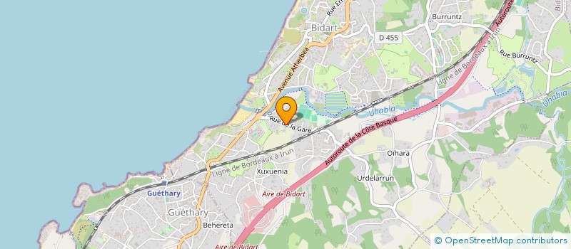 localisation de l'entreprise MACYMANA à BIDART
