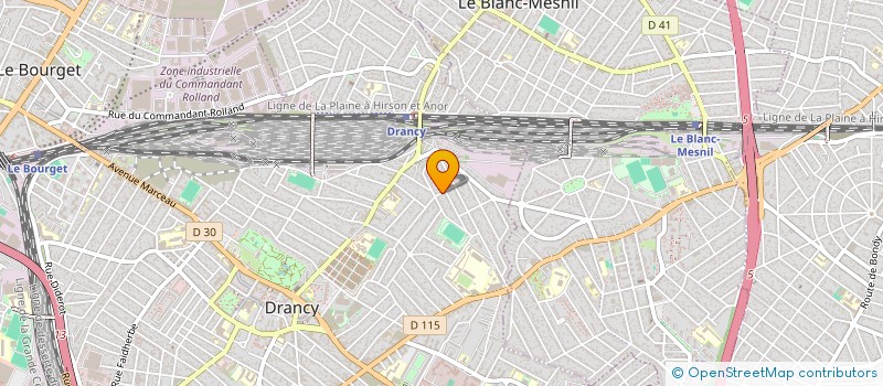 localisation de l'entreprise MACYTRANS à DRANCY