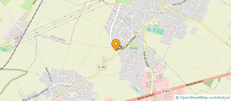 localisation de l'entreprise MACZEN à CHAURAY