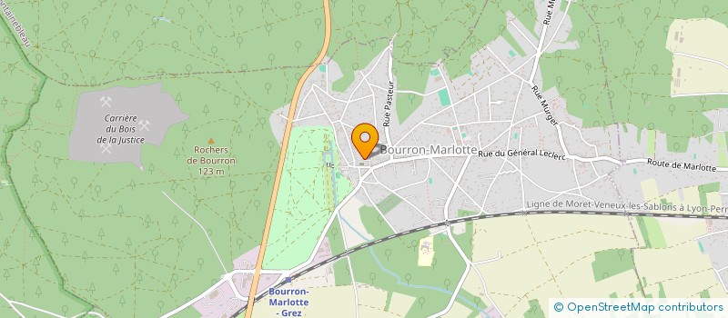 localisation de l'entreprise MAD 3000 à BOURRON-MARLOTTE