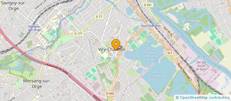 localisation de l'entreprise MAD à VIRY-CHATILLON