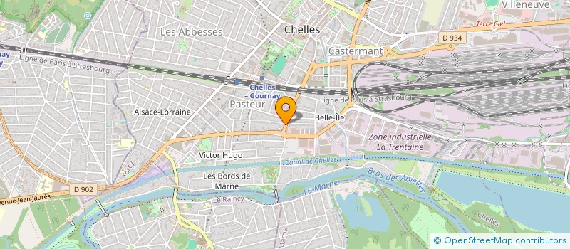 localisation de l'entreprise MAD  CHELLES